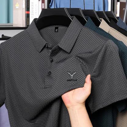 Black Fabric Deer T-Shirt.