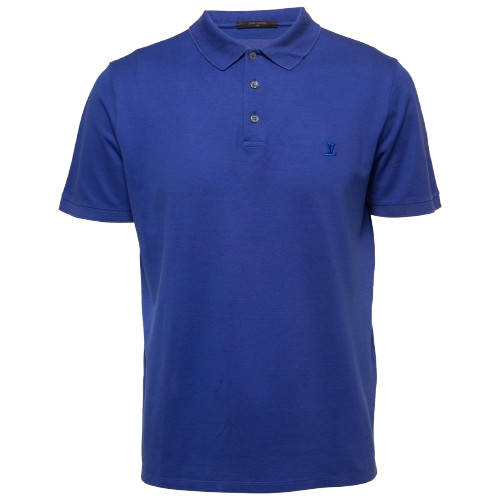 Mens luxury Blue Versatile Summer Polo T-Shirts.