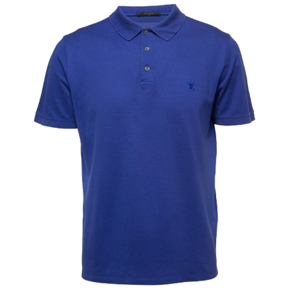 Mens luxury Blue Versatile Summer Polo T-Shirts.